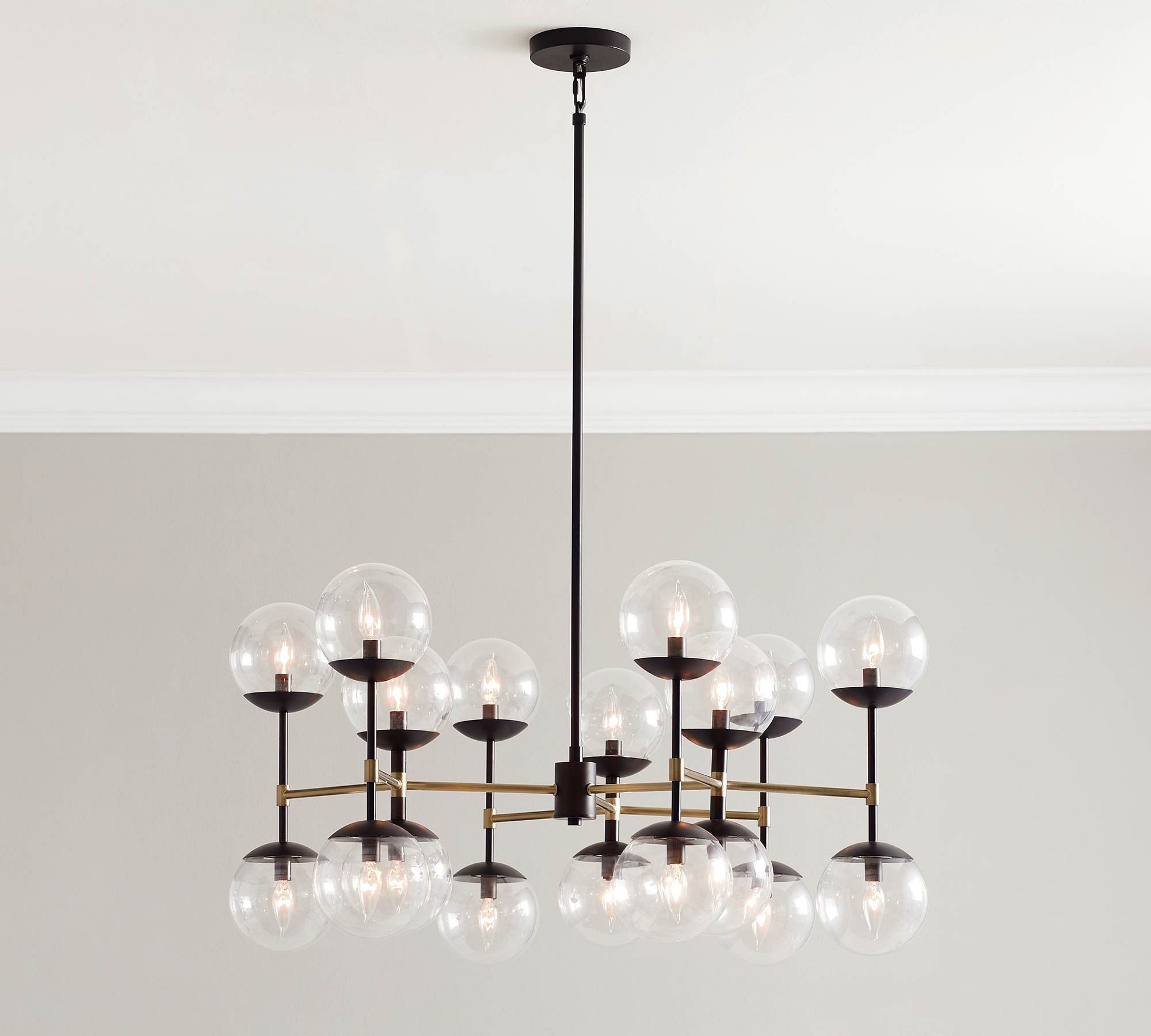 Reese Metal Round Chandelier (41")