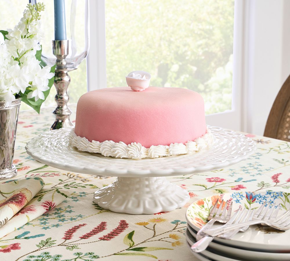 Heirloom Basketweave Cake Stand