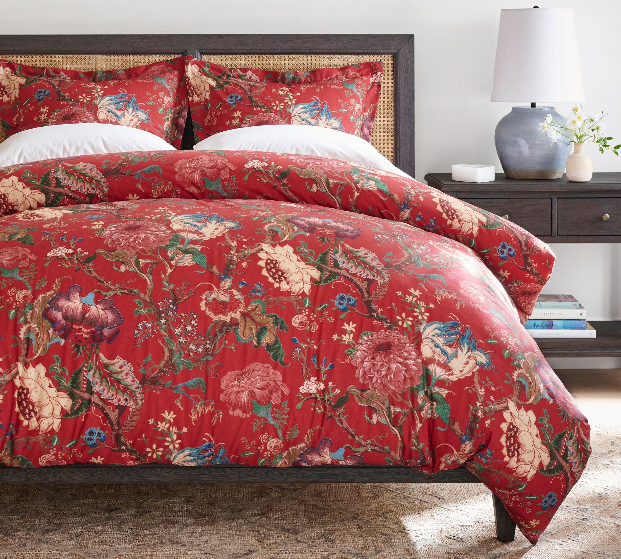 Dahlia Floral Duvet Cover