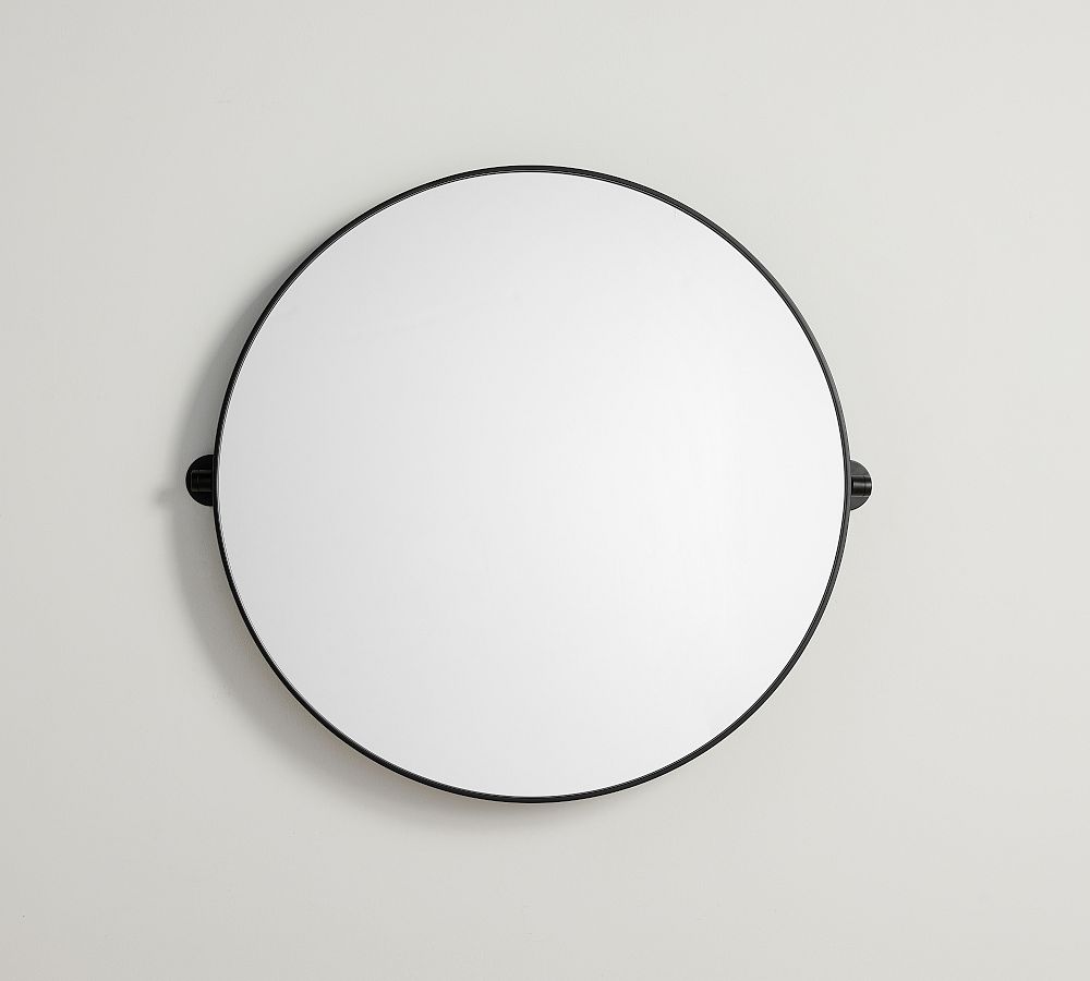 Linden Round Pivot Mirror