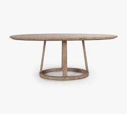 Lace Reclaimed Wood Oval Dining Table (48&quot;)