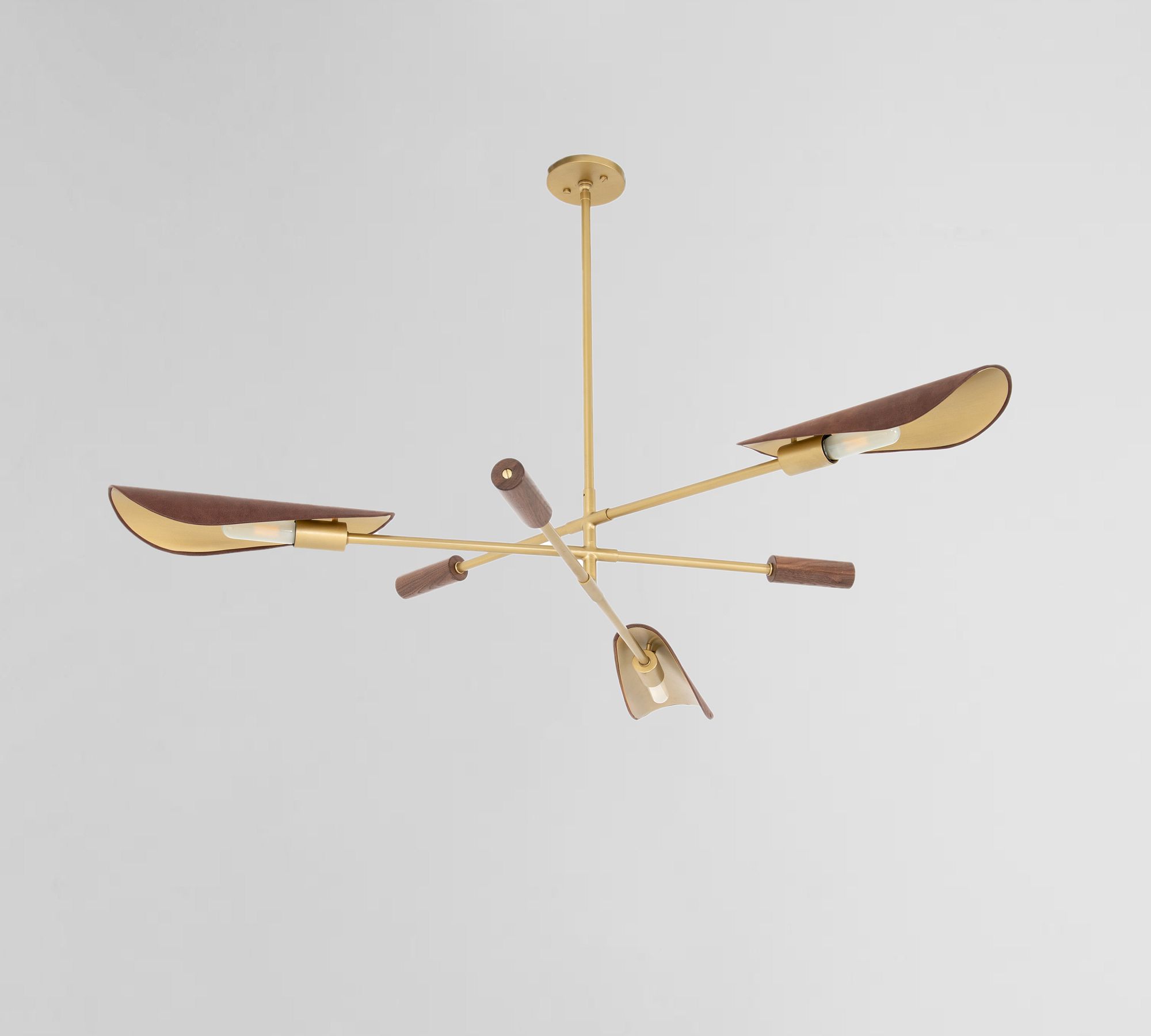 Canlish Leather Chandelier (53")