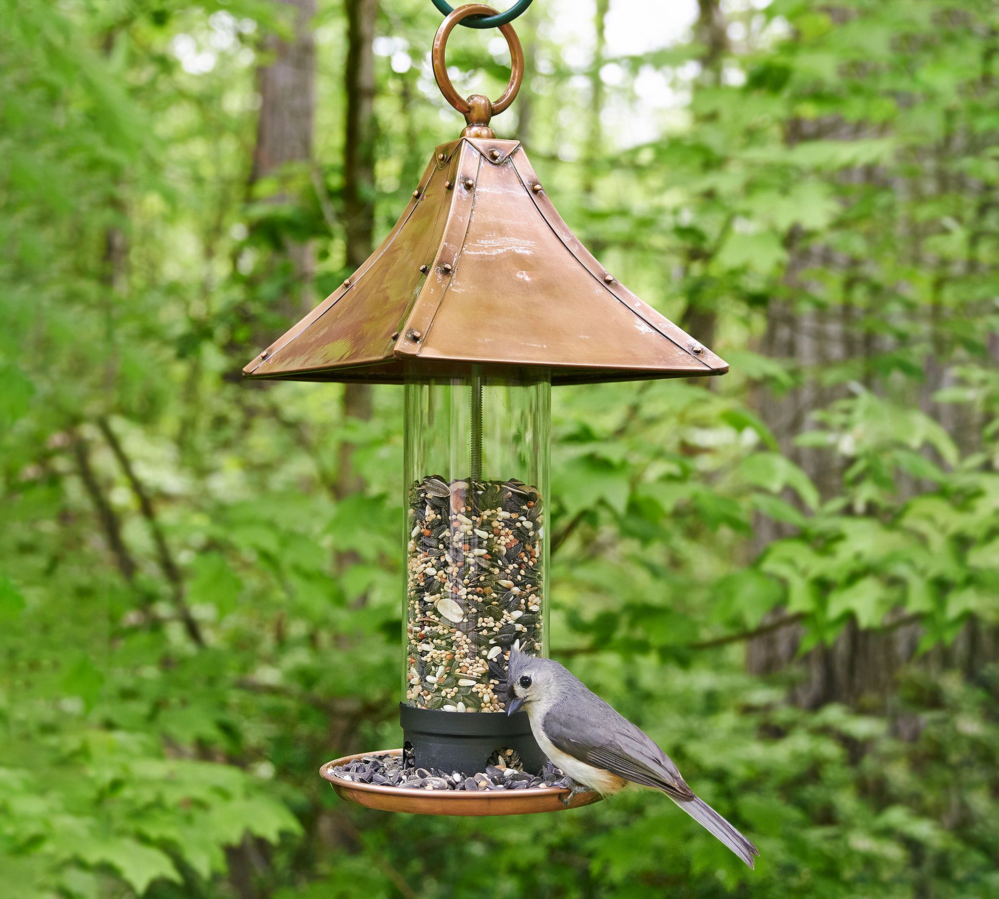 Villa Copper Bird Feeder