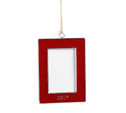 2019 Enamel Frame Ornaments - Red