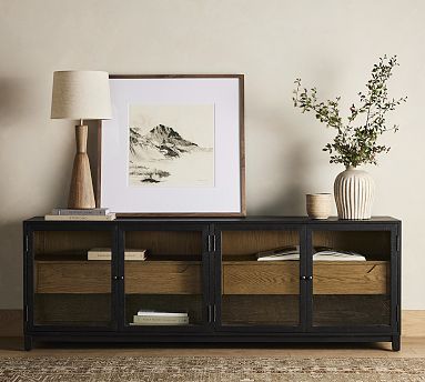 Pottery barn media table discount