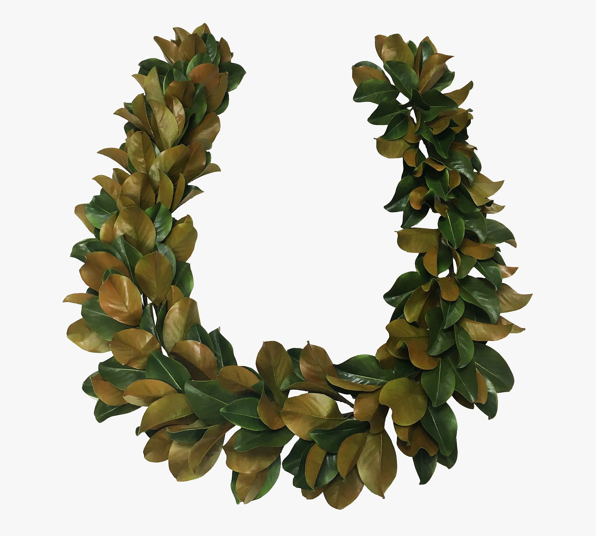 Faux Magnolia Leaf Garland