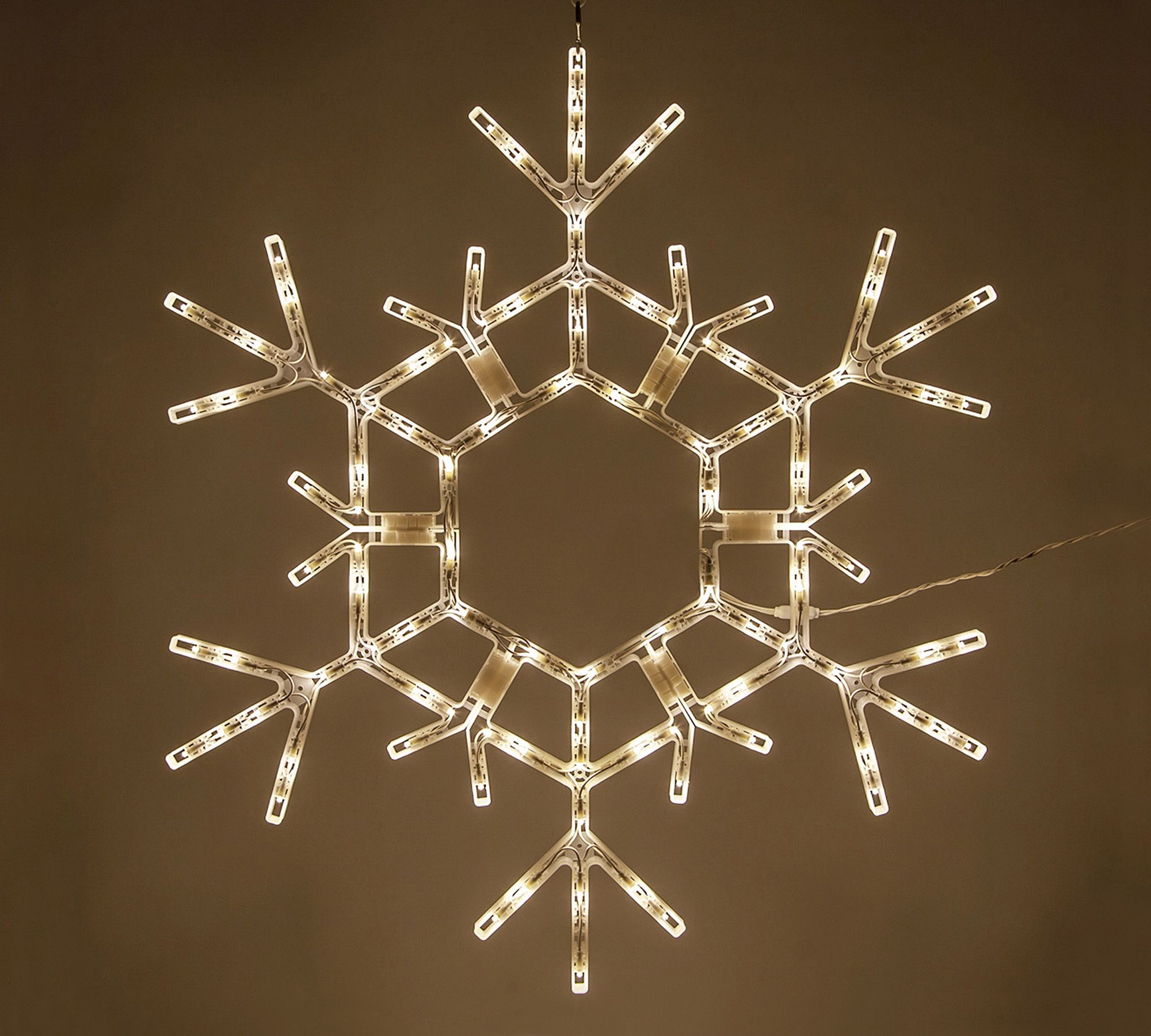 Warm White LED Folding Snowflake