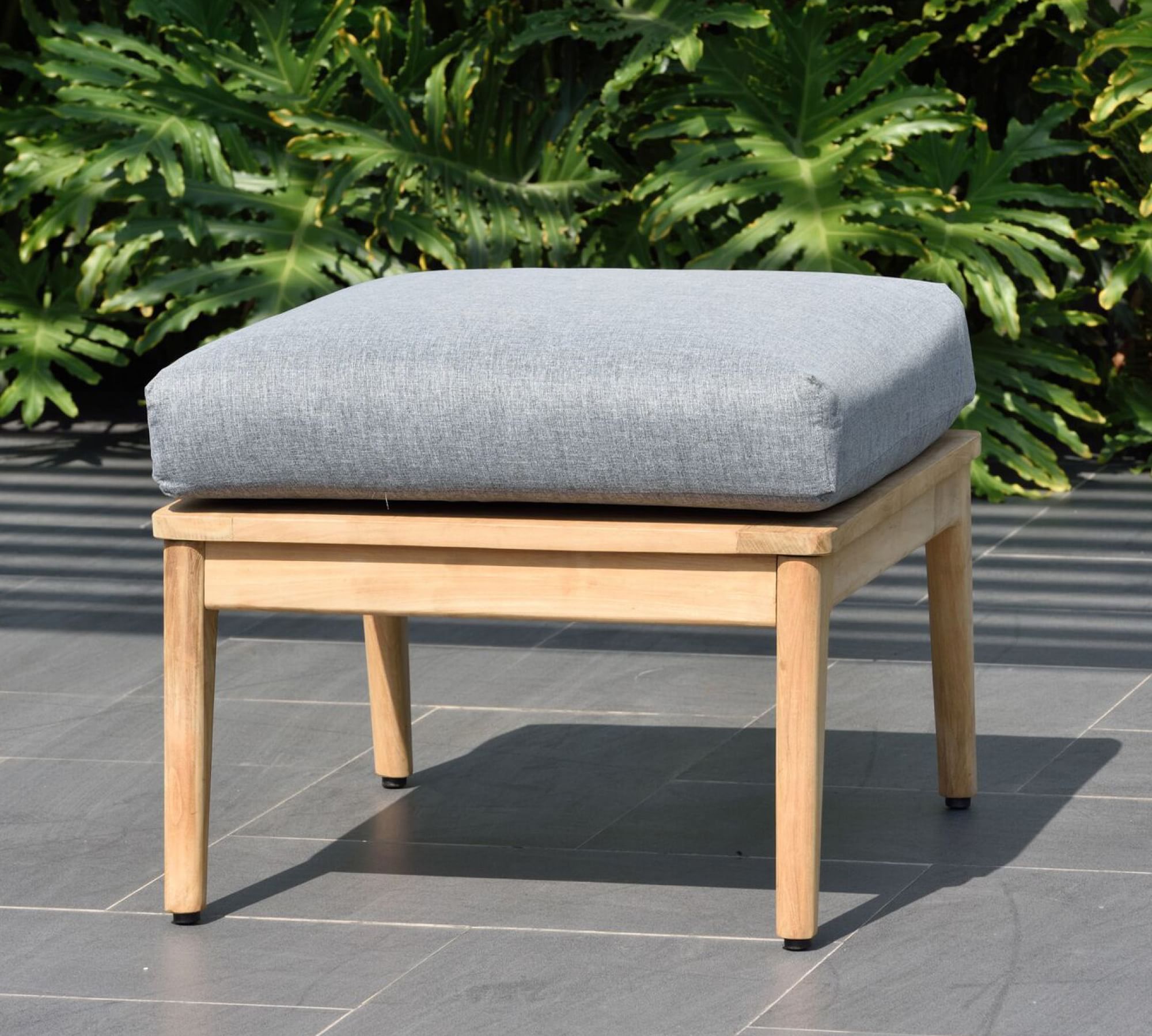 Valley Teak Ottoman