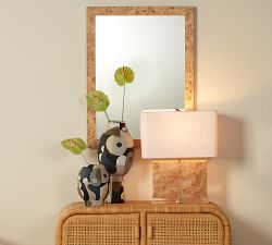 Adalynn Burlwood Rectangular Wall Mirror