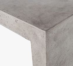 Adonis Concrete Outdoor Dining Bench