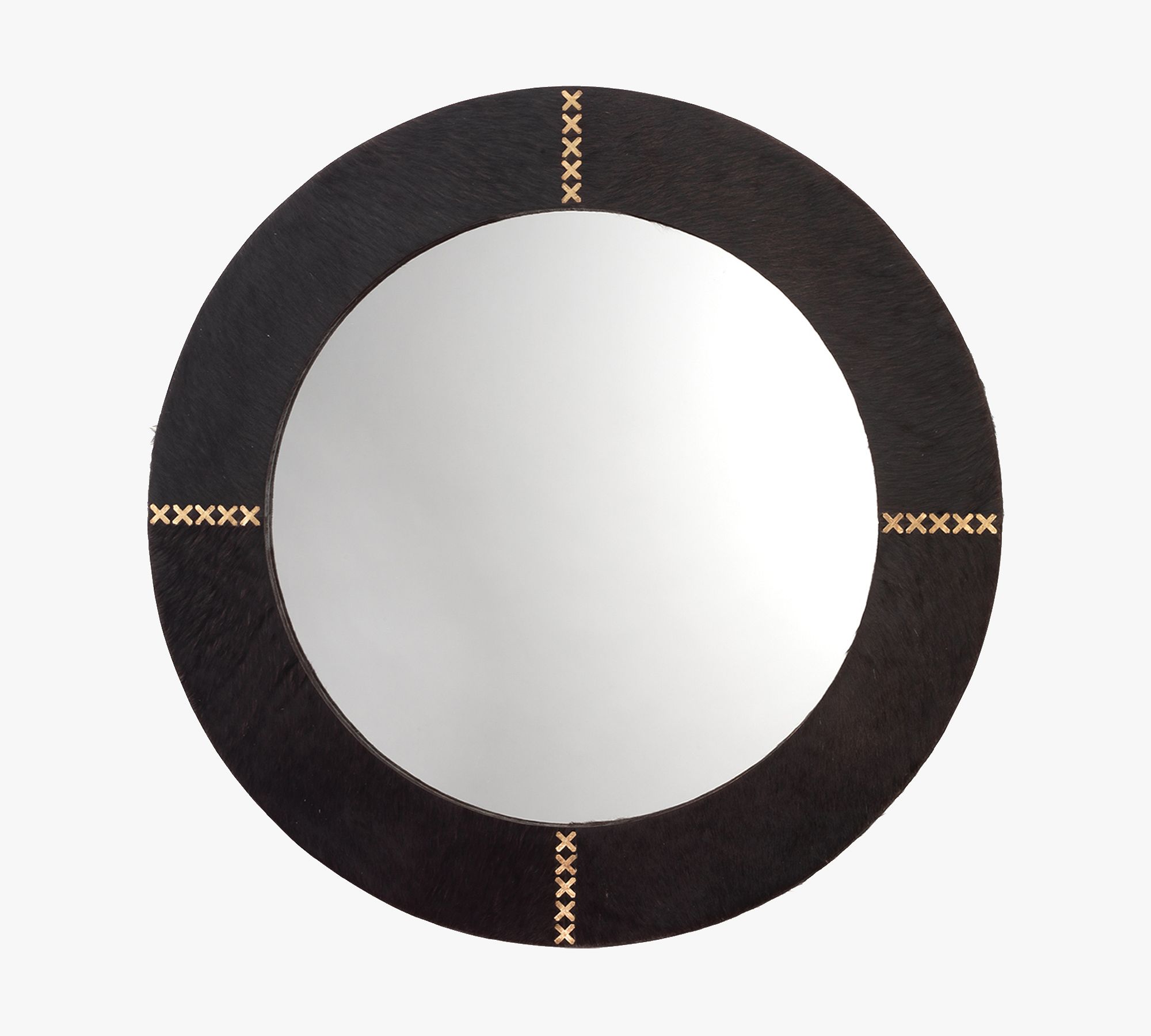 Aaden Round Hide Wall Mirror