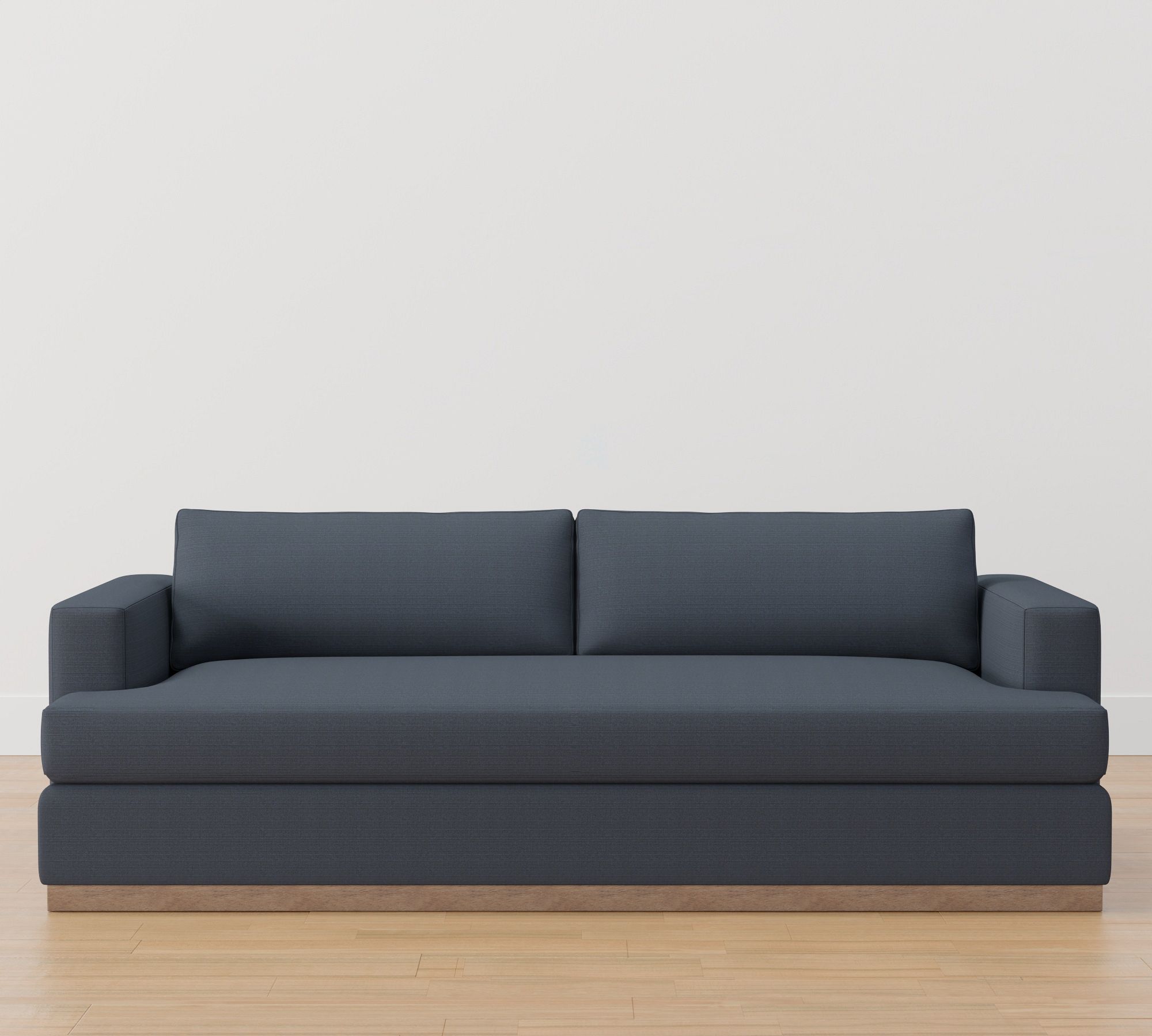 Open Box: Carmel Recessed Wood Base Sofa