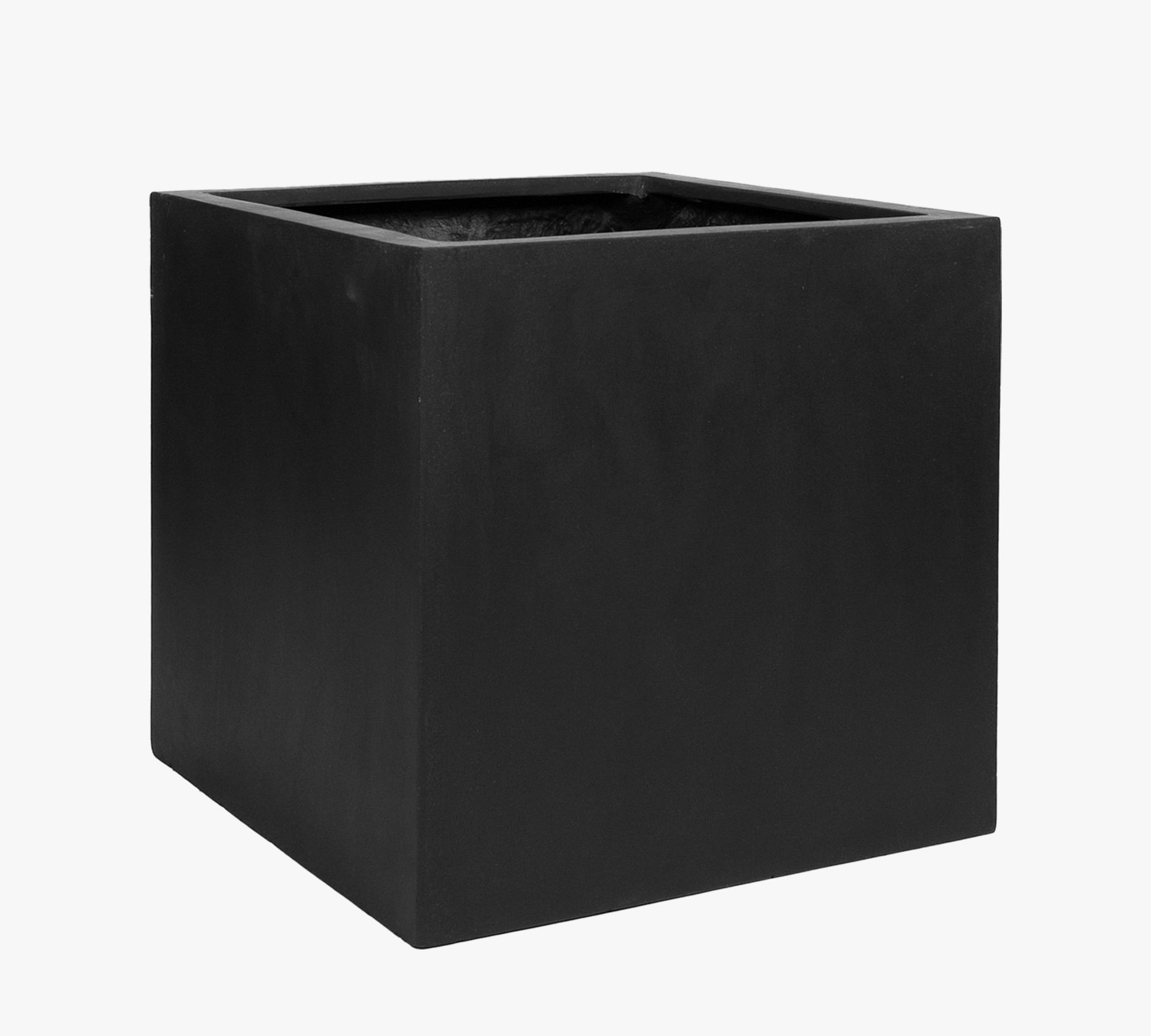 Lightweight Handcrafted Fiber stone Cube Indoor/Outdoor Planter