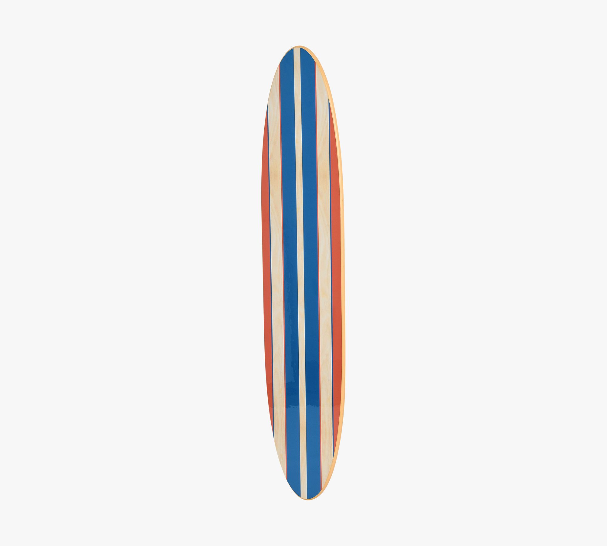 Striped Surfboard Wall Art