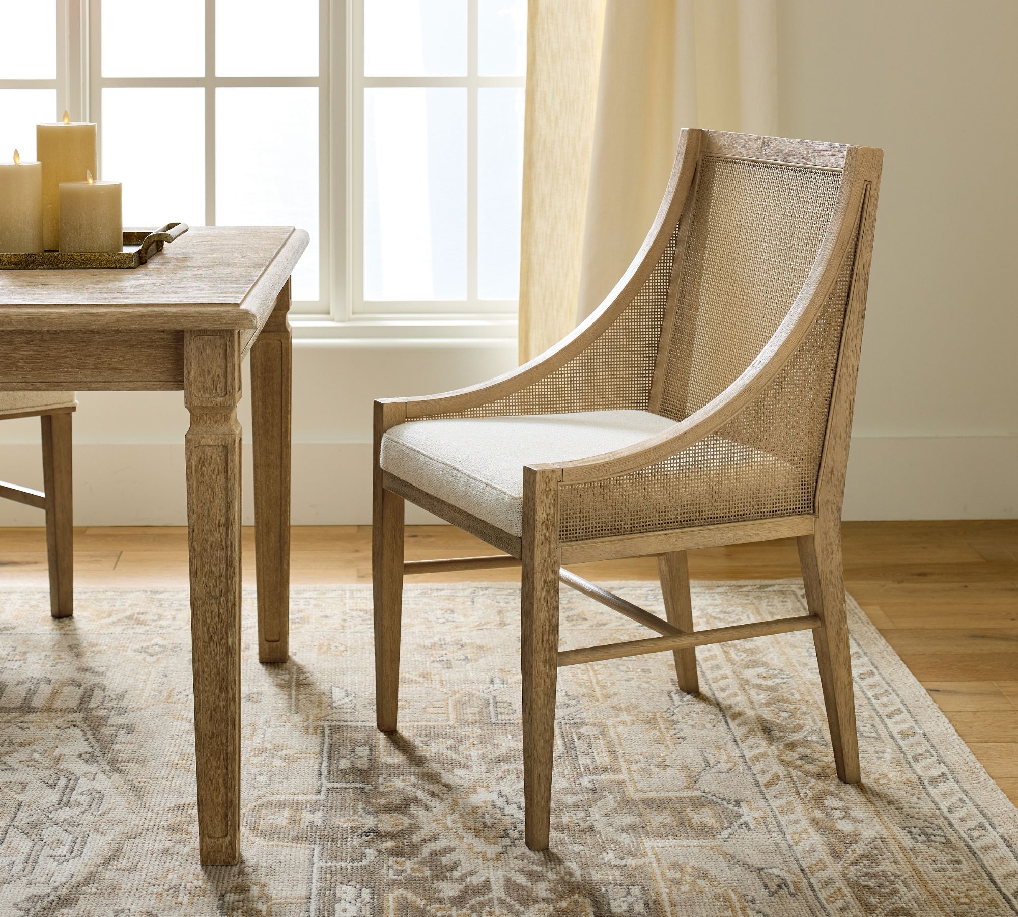 Atwood Cane Dining Armchair