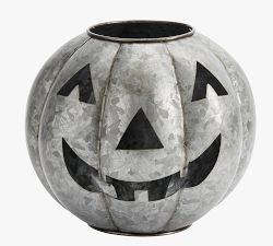 Galvanized Jack O' Lantern