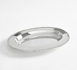 Heritage Silver Oval Tray