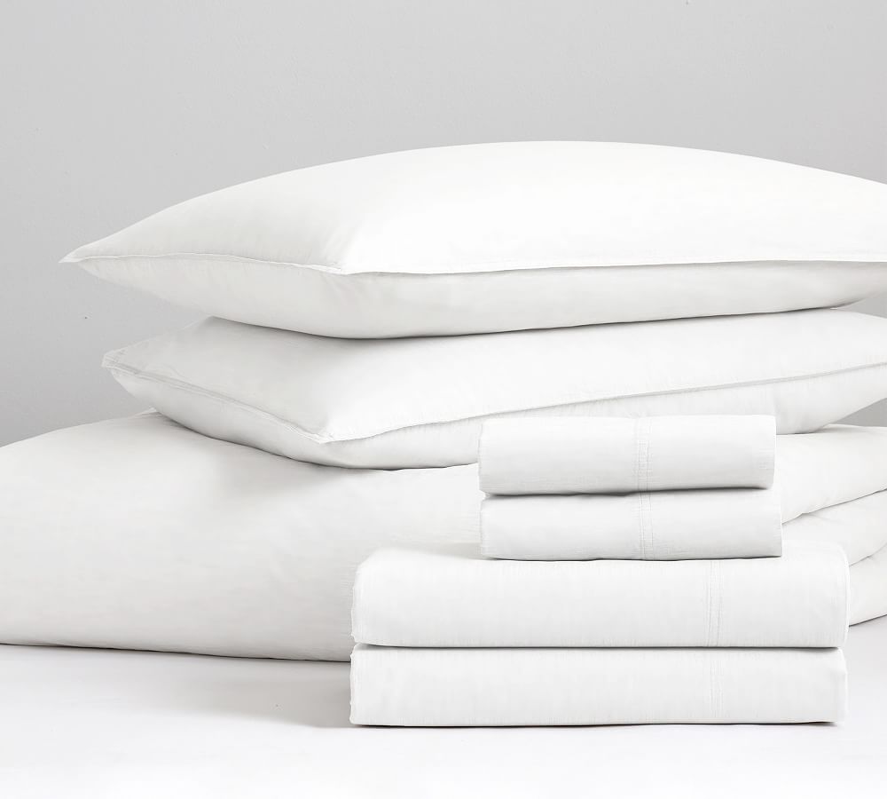 Spencer Washed Organic Percale Bedding Bundle