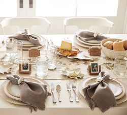 Autumnal Botanical Cotton/Linen Table Runner