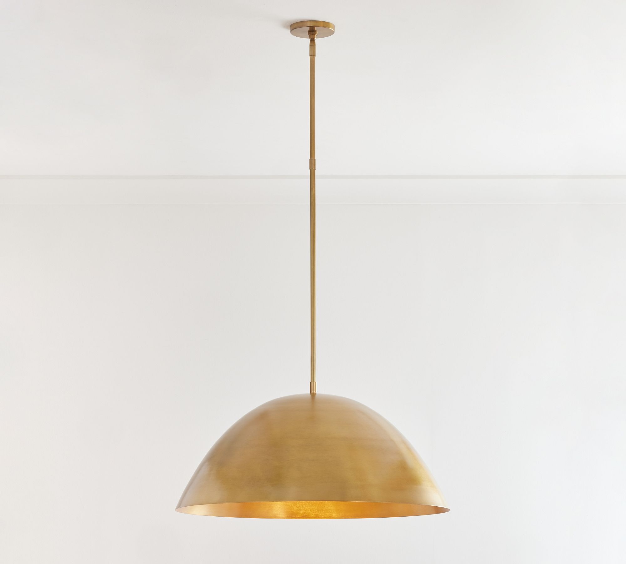 Sloane Metal Dome Pendant (30")