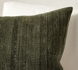 Textured Chenille Pillow | Pottery Barn