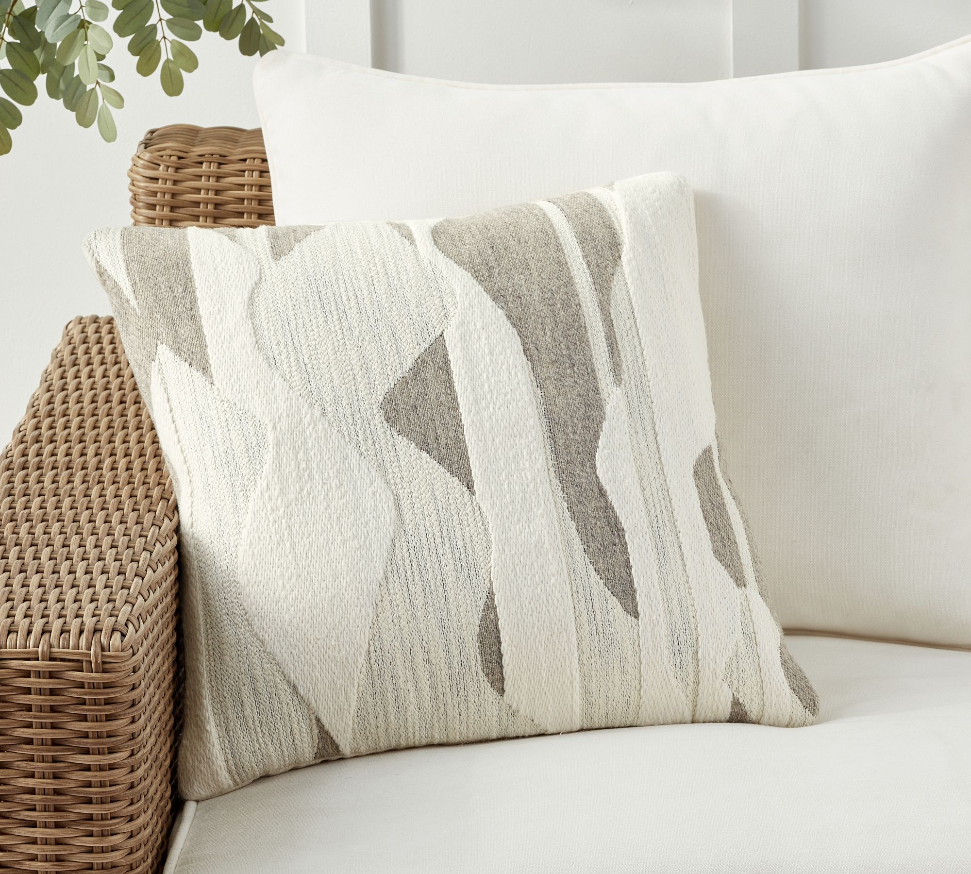 Brock Textured Outdoor Pillow