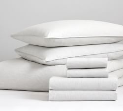 Spencer Washed Organic Percale Bedding Bundle