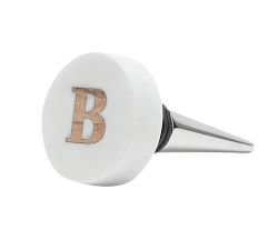 Alphabet Marble Wine Stopper