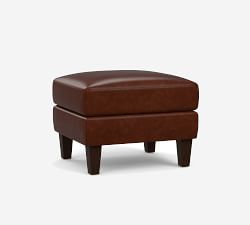 Harlow Leather Ottoman