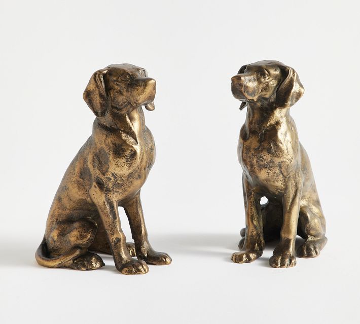 Labrador Retriever Dog Bookends Handcrafted By Big Sky Carvers store Montana