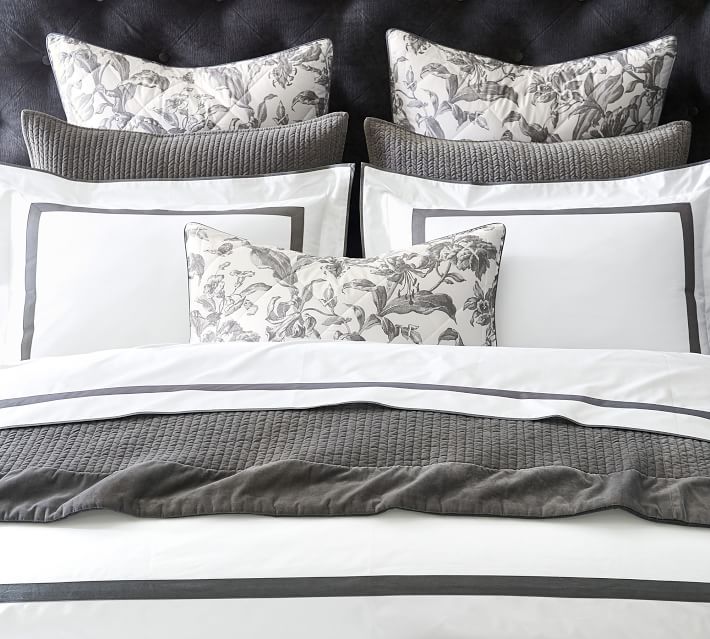 Pottery Barn Morgan popular Duvet and Shams