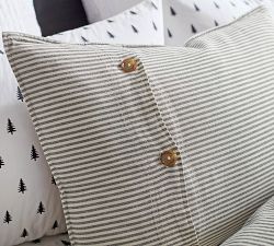 Wheaton Striped Cotton Linen Sham