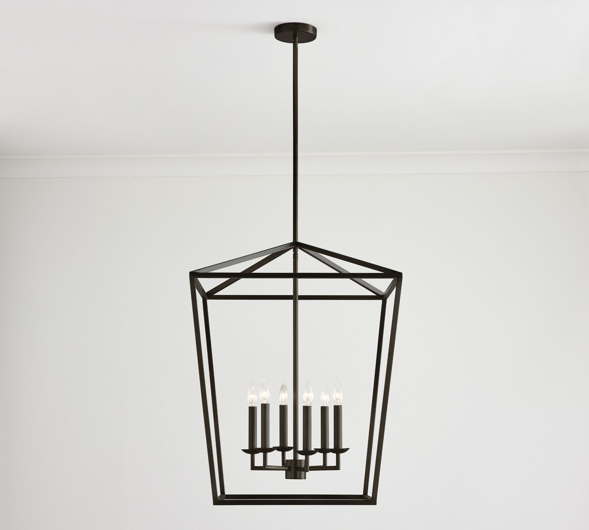 Remington Iron Lantern Pendant (24"-31")