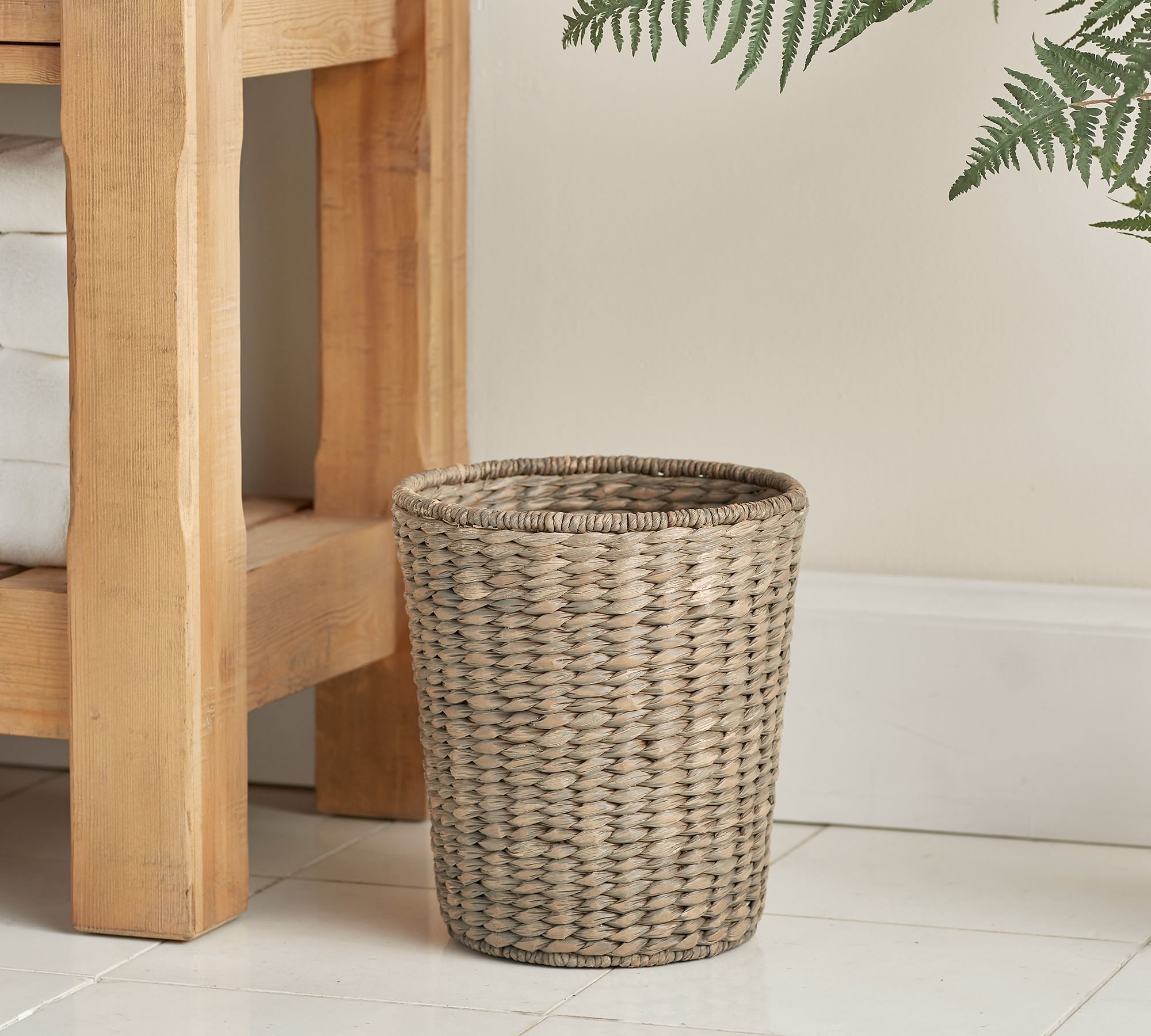 Seagrass Handcrafted Waste Basket