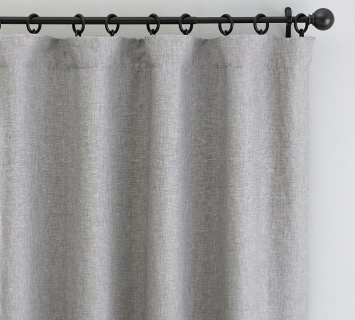 Pottery Barn outlet Belgian Flax Linen Curtain