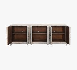 Eliza Reclaimed Wood Mirrored Buffet (98&quot;)