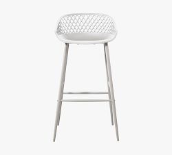 Adara Metal Outdoor Stools, Set of 2