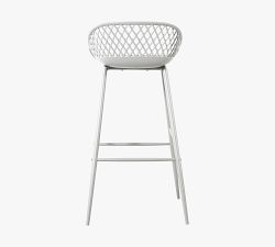 Adara Metal Outdoor Stools, Set of 2