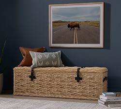 Grayson Rattan Trunk (63.5&quot;)