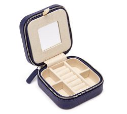 Ella Vegan Leather Travel Jewelry Case - Small