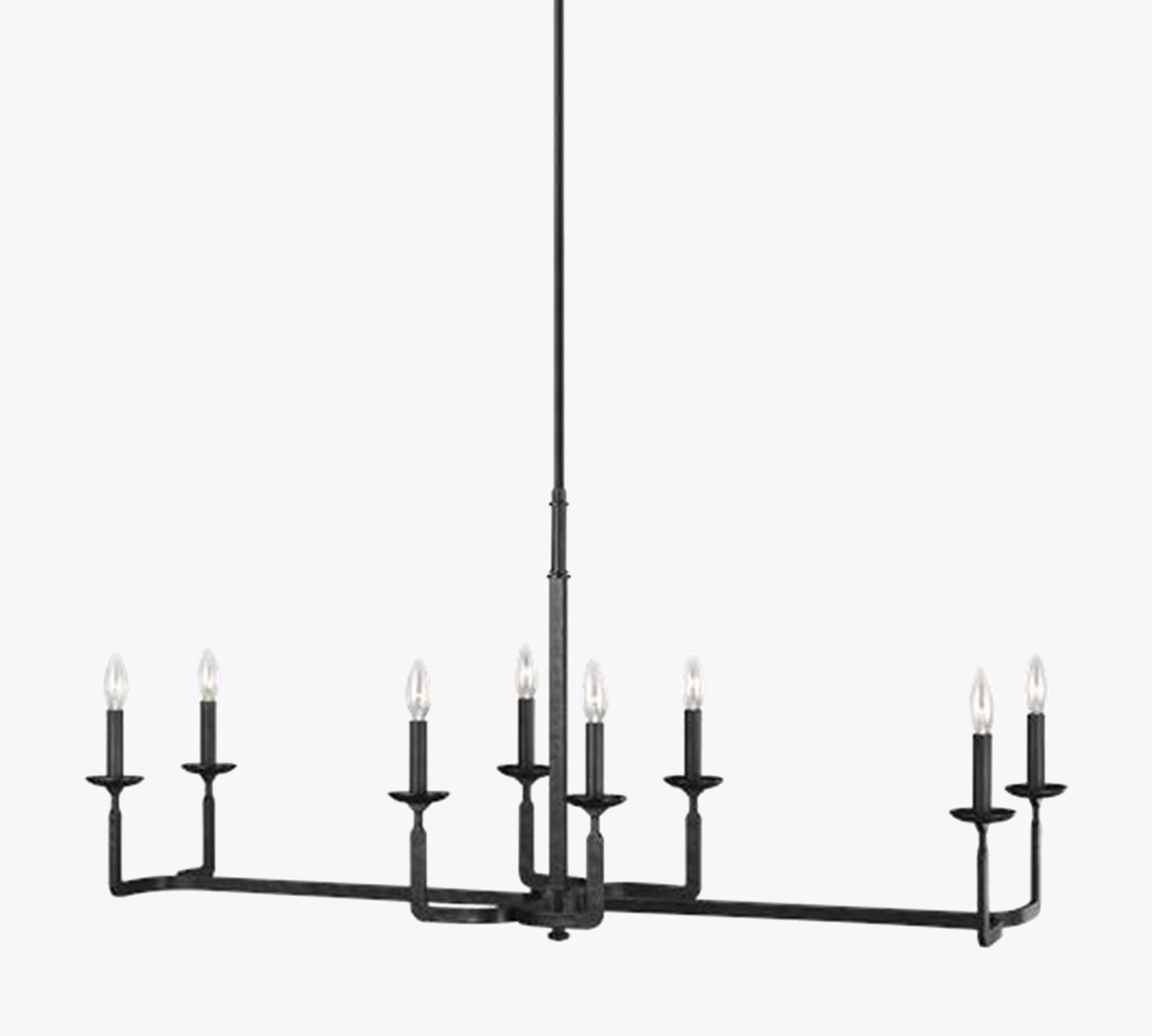 Hamrick Iron Linear Chandelier (48")