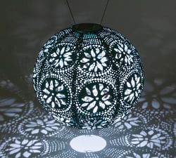 Boho Globe Solar Outdoor Lantern