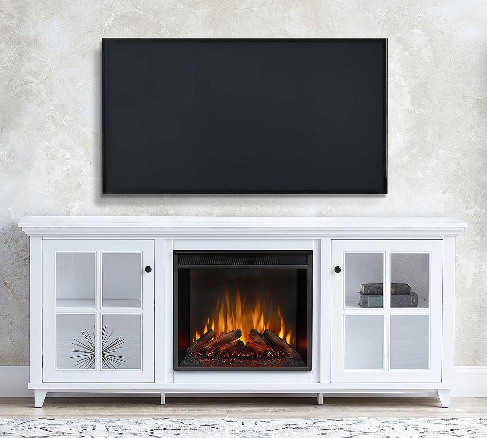 Renzo Electric Fireplace Media Cabinet