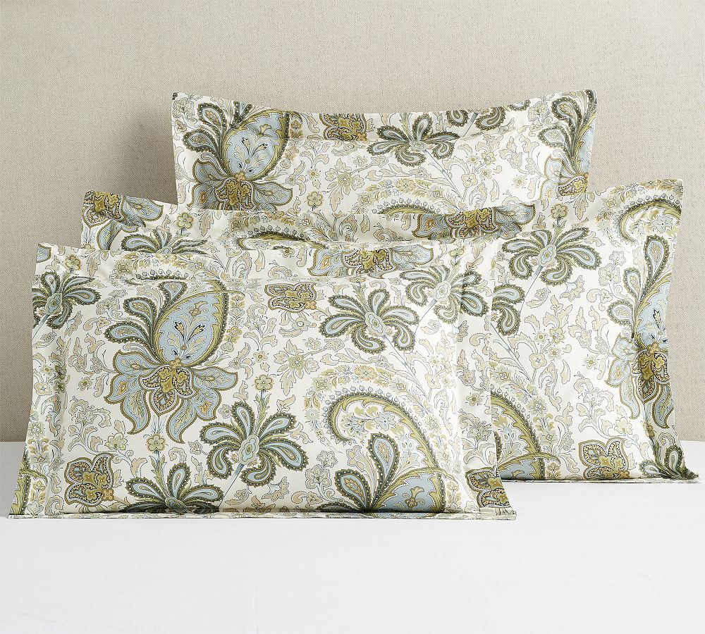 Charlie Paisley Percale Sham