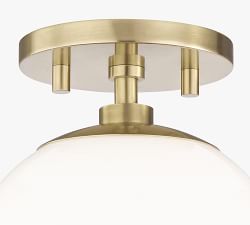 Jorson Glass Globe Flush Mount (7'')