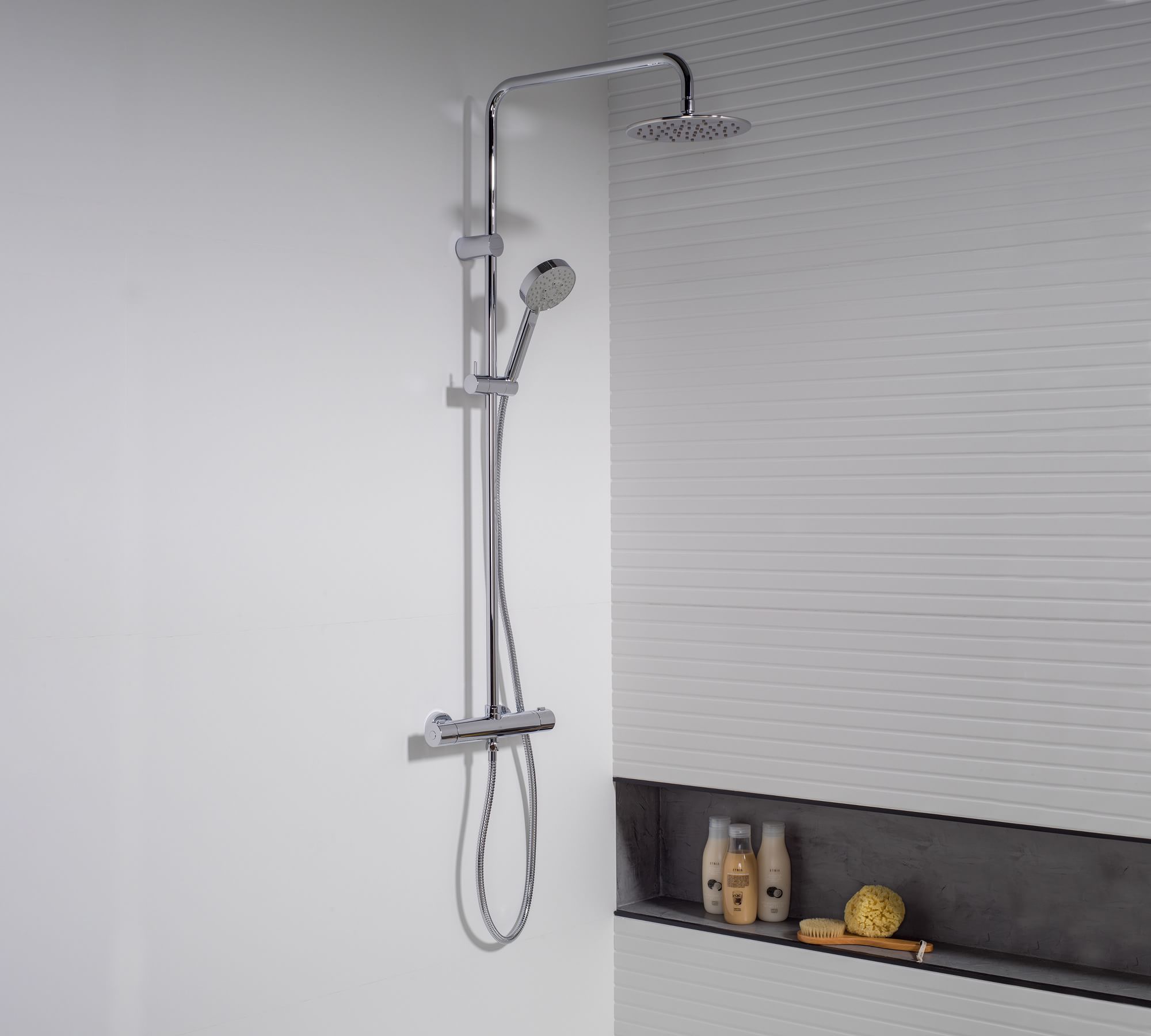 Eli Lever Handle Thermostatic Shower Set with Handshower