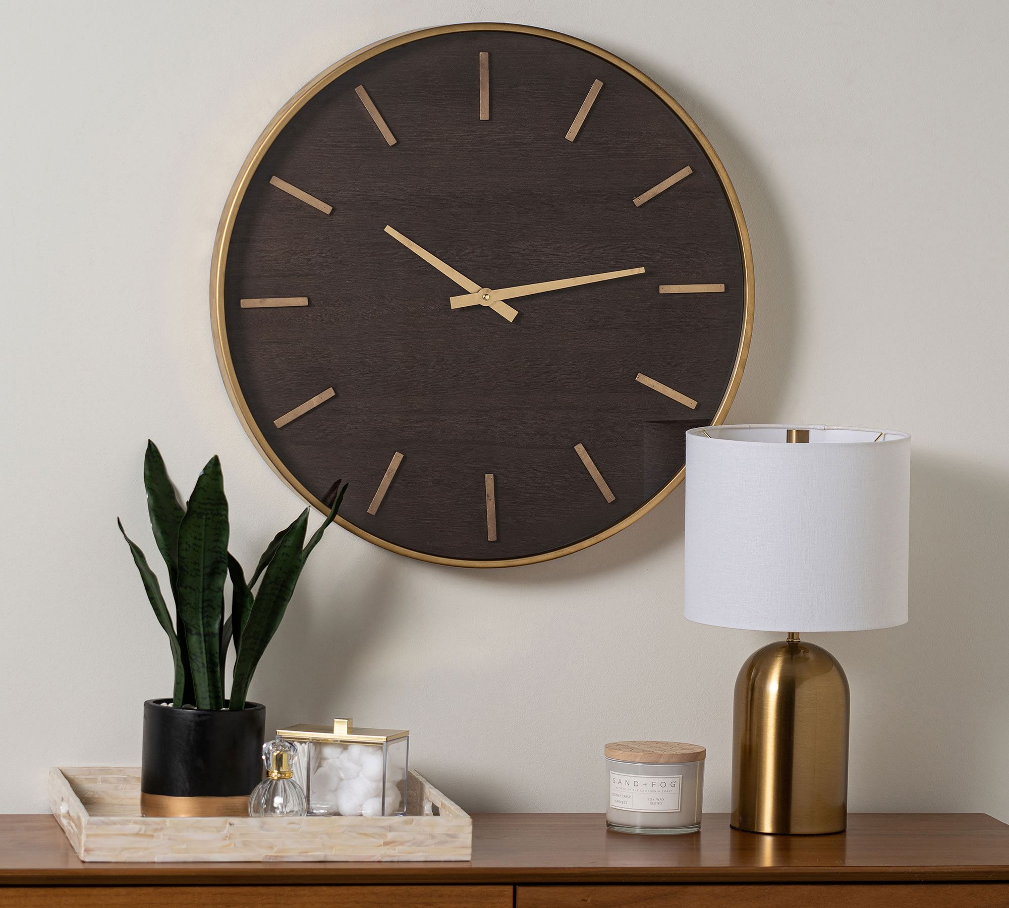 Beck Round Wall Clock- 24"