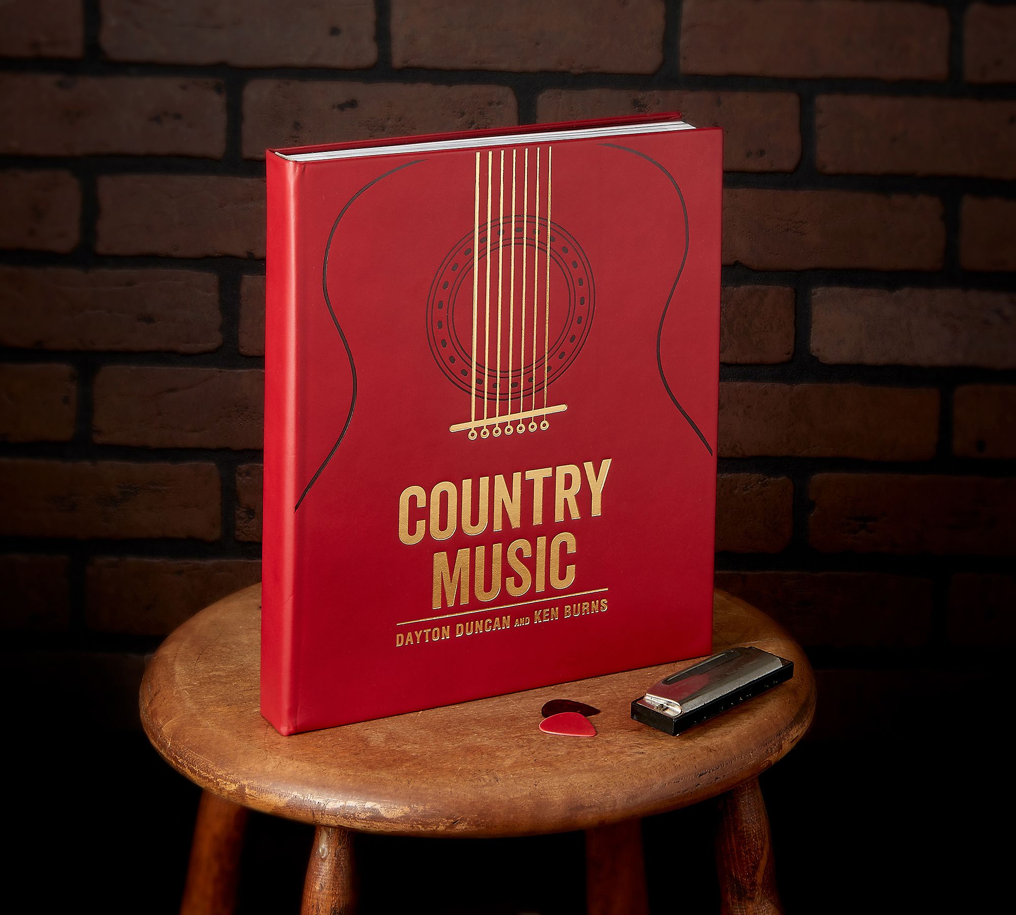 Country Music By Ken Burns & Dayton Duncan Leather-Bound Book