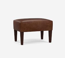 Champlain Leather Ottoman