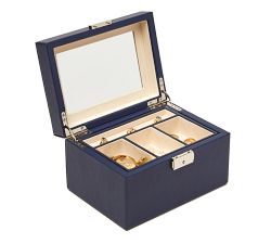 Kennedy Vegan Leather 1 Tray Jewelry Box